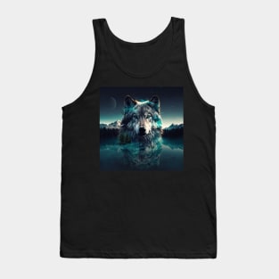 Wolf - Lake Reflections Tank Top